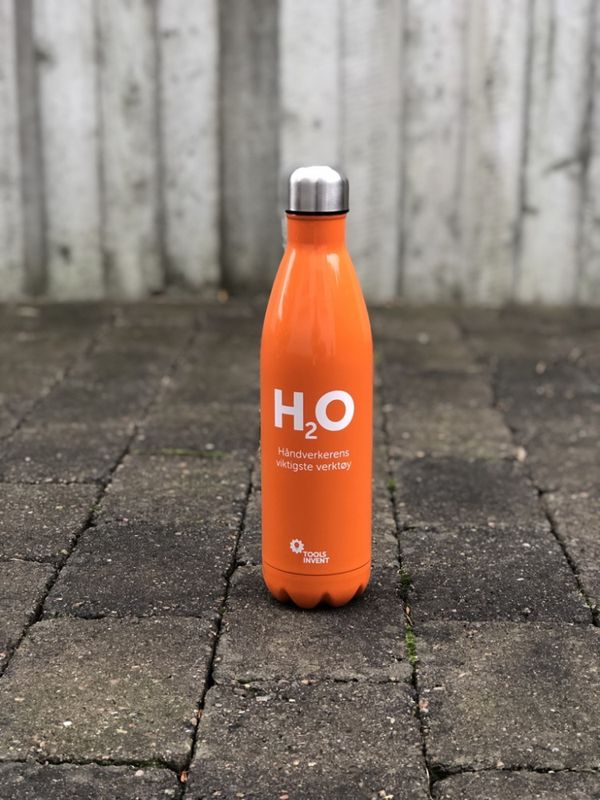 Termoflaske 0,75l Oransje blank